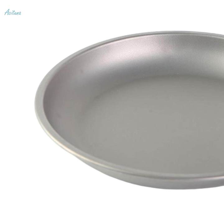 Titanium%20Plate%20Tableware%20Cookware%20Round%20Dish%20Dinner%20Frying%20Pan%20Fruit%20for%20Camping%20Outdoor%20-%20185x25mm%20-%20Image%206