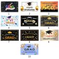 Graduation Party Backdrop Banner Extra Large 71x43.3 Inch. 