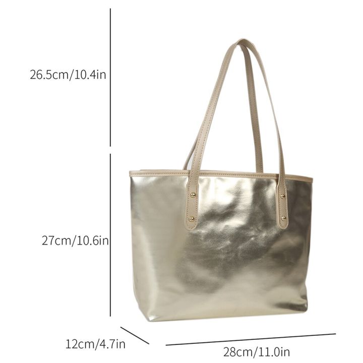 Luxury%20Designer%20Bag%20Women%20Handbag%20Large%20Tote%20Sliver%20Gold%20Shoulder%20Bag%20Simple%20Handle%20Handbags%20Solid%20Color%20Soft%20Shopper%20Purse%20Bag%20-%20Image%207