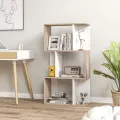 VTEC Modern Bookshelf / 3-Tier / Ornament Rack/ Simple shelf/ Bookcases /  Shelves / Objects Display/  Home Decor / Modern Furniture / Multifunctional bookcase / Combination Floor Cabinet / Wooden / Simple  / Storage & organisation. 