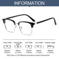 Vintage Blue Ray Blocking Anti-Blue Light Glasses Eye Protection Metal Computer Goggles Ultralight Frame Eyewear Men Women. 