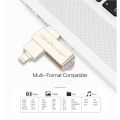 DataRunner OTG Drive 3 IN 1 USB A 3.0 Lightning Micro USB 64GB USB Pen Flash Memory Drive. 