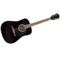 Fender FA-125 Dreadnought Acoustic Guitar(Black)With Fender Cover. 