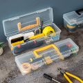 Multifuntional Plastic Hardware Tool Box Tool Organizer Transparent Tool Storage Box Toolbox Household Parts Box. 