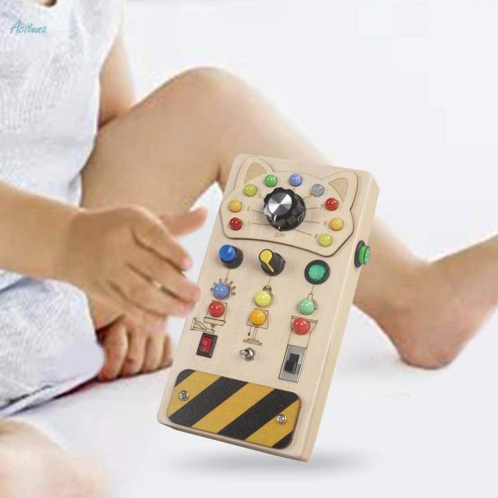 Lights%20Switch%20Busy%20Board%20Montessori%20Toy%20Button%20Busy%20Board%20Kids%20Wooden%20Control%20Panel%20Kids%20Toy%20Activity%20Sensory%20Board%20for%20Toddlers%201%202%203%20Year%20Old%20-%20Image%207