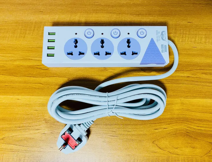 Power%20Extension%20Wire%20Cord%20With%203%20Ac%20Sockets%20+%204%20USB%20Ports%E2%80%8E%20(K3LH4USB)%20-%20Image%205