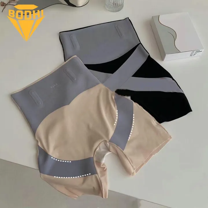 Seamless Safety Pants Seamless Tummy Control Shapewear Shorts for Women Slimming Waist Trainer Butt Lifter Safety Underpants for Sports Everyday Wear Women Safety Pants