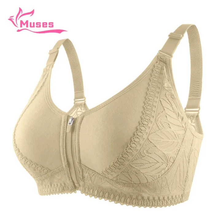 Muses%20Mall%20Women%20Bra%20Comfortable%20Breathable%20Stylish%20Comfortable%20Women's%20Front%20Zipper%20Push-up%20Sports%20Bra%20Non-slip%20Breathable%20Adjustable%20Perfect%20for%20Active%20Southeast%20Asian%20Ladies%20Three-dimensional%20Cup%20Design%20Bra%20-%20Image%203