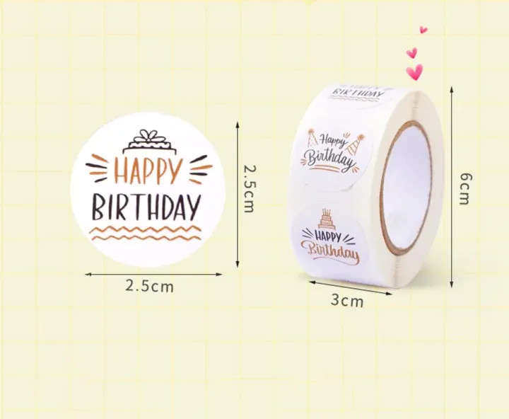 100-500%20s%201inch%20Cute%20Happy%20birthday%20Stickers%20for%20Gift%20Wrapping%20Decoration%20Envelope%20Sealing%20Label%20Kids%20toys%20Stationery%20Stickers%20-%20Image%202
