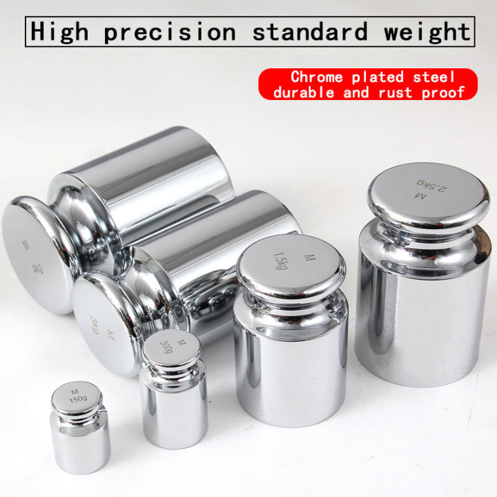 M1 M2 Calibration Weights Stainless Steel Weight Plates Precision Gram Scales Weights Chrome Plating Calibration Gram Scale 1g 2g 5g 10g 20g 50g 100g 200g 500g
