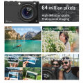 KOKKO D7 4K Digital Camera 2.83 Inches IPS Display Screen HD Camera 28x Optical Zoom Portable Vlogging Camera. 