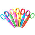 6Pc Paper Cut Wave Edge Craft Scissors Set DIY Album Tools Manual Safe Child Scissors. 