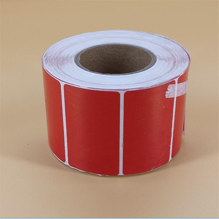 Sticker Paper Red Color red Adhesive Thermal Label Sticker ,Paper Supermarket Price, Blank ...