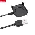 T500 Smart Watch Charger Charging Dock ZQWINT Magnetic T500/T55 Watch Charger, 2pin Magnetic Charging Cable Charging Pad, Black. 