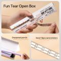 10PCS/Box Portable Wood Pencil Correct Holding Pen Posture Large Triangle Pole HB/2B Pencils Writing Tools Students. 