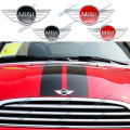 3D ABS For Mini Car Front Hood Bonnet Emblem Rear Tail Bumper Trunk Sticker Badge For R50 R52 R54 R53 R56 R58 R59 R60 F55 Cooper. 