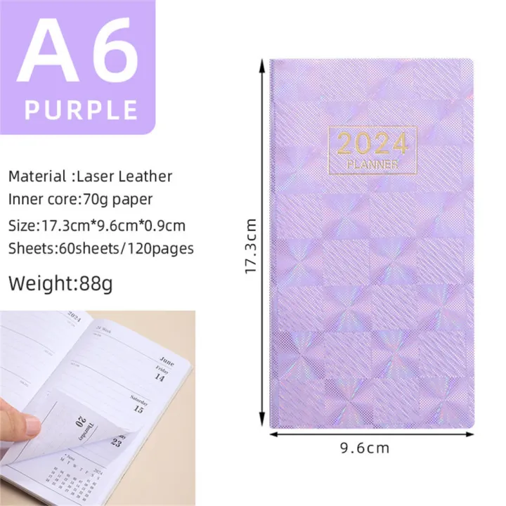 Organizational%20tool%20Schedule%20planner%20Portable%20A6%20size%20%20design%20%20agenda%20organizer%20Journal%20notebook%20for%20Office%20use%20School%20supplies%20%20management%20Task%20organization%20Daily%20planning%20-%20Image%203