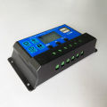 PWM Solar Charge Controller 12V/24V PWM 10A 30A with Adjustable LCD Display Timer Setting. 