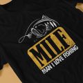 Man I love Fishing TShirt For Male MILF Clothing Novelty Polyester T Shirt Soft. 