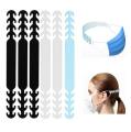 5/10 Pcs Reusable Ear Saver Comfortable Soft Silicone Non-Slip Adjustable Mask Hook Ear Server. 