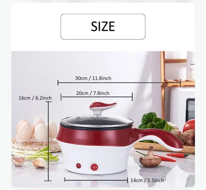 Mini Multi Functional Electric Cooker – Non-Stick Stainless Steel ...