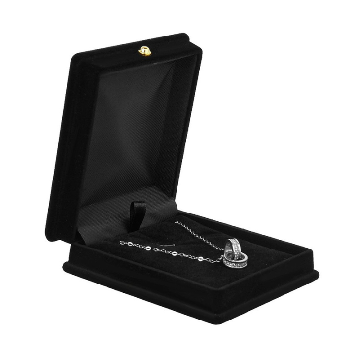 1%20x%20Velvet%20Necklace%20Chain%20Jewelry%20Display%20Storage%20Box%20Gift%20-Black%20-%20Image%205