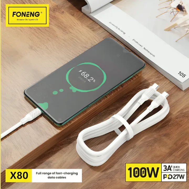 100W%20Fast%20Charging%20Cable%20%7C%20Type%20C%20to%20Type%20C%20Cable%20%7C%20C%20to%20C%20Cable%20%7C%20Fast%20Charging%20Cable%20%7C%201m%20C%20to%20C%20Cable%20%7C%20FONENG%20X80%20Type-C%20to%20Type-C%20Cable%20-%20PD%20100W%20Charging%20-%20Image%204