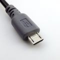 【VogueVenture】1pc Mini USB Type B 5 Pin Male To Micro B Male 5 Pin Converter OTG Adapter Lead Data Cable 25cm. 