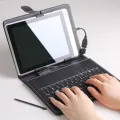 Leather Case 10.1 Inch Imitation Cover with USB Keyboard universal for Android Windows Tablets 284*185*13mm. 