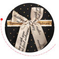 Portable Gift Bag High-Quality Decorative Foldable Handles Convenient Black Books for Birthday Party Wedding New Year Present. 