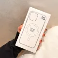 Original Clear For Magsafe Magnetic Charging Animation Case For iPhone 16 15 14 13 12 11 Plus Mini Pro Max XS XR Cover. 