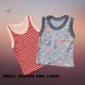 Printed 3 pieces boys cotton arm cut Boys top vest kids outfits set kids cloth dresses for boys. 