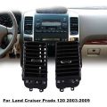 Car Air Conditioner Outlet A/C Air Conditioning Vents for Land Cruiser Prado 120 2003-2009. 