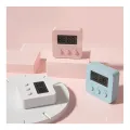 Mini Elec-tronic Timer Study Kitchen Timer Positive and Countdown Timing Function Time Manager with Loud Alarm Large LCD Screen for Children Students Teachers Adults Elderly Classroom Study Work Sport Exercise Cooking. 