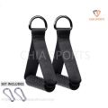 LeiyanLuxury 1 pc Upgraded Stirrup Handle Exercise Grip Tricep Rope Strap Cable Machine Attachment Resistance Band Handles Grips. 