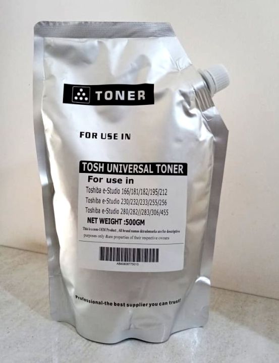 Toner (Toshiba E studio 166 / 181 / 182 / 195 / 212 / 230 / 232 / 233 / 255 / 256 / 282 / 283 / 306 / 455 / 456 Toner Powder)