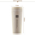 Portable 300ml Thermos Bottle Healthy Plastic Wheat Fiber Cup Double Layer Thermal Mug Office Coffee Tea Water Bottle Travel Mug TAOPA. 