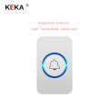 【TopazTrove】KEKA Smart wireless waterproof doorbell 300M remote control smart home hotel wireless door ring Alarm LED plug. 