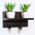 Key Holder Stand/Wall Hooks Stand/Key Holder for Home Office/Wall Mounted Key Holder/Key Hold/Wall Hanging Key Holder/Key Holder with Shelf/Wooden Key Holder with Shelf. 