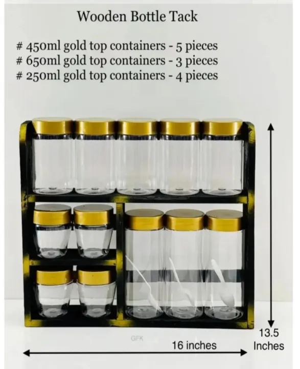 Wooden%20bottle%20rack%20set%20&%20gold%20bottle%20rack%20set%20&%2012%20pcs%20multi%20size%20gold%20lid%20bottles%20and%20rack%20-%20Image%205