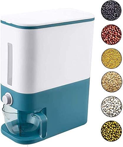 Rice storage bucket - 12kg / Kitchen Rice Storage Box / Automatic Rice Dispenser Storage Tank