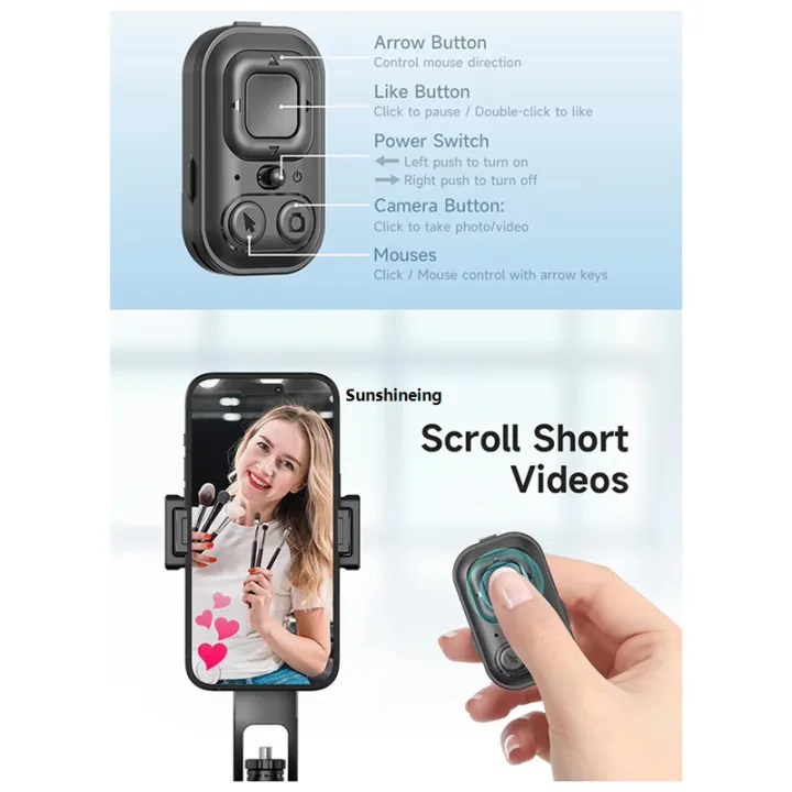 Door%20Phone%20Holder%20Without%20Tripod%20Bluetooth%20Quick%20Rotation%20AI%20Tracking%20C17%20Unipod%20360%C2%B0%20Auto%20Line%20Selfie%20Stick%20-%20Image%206
