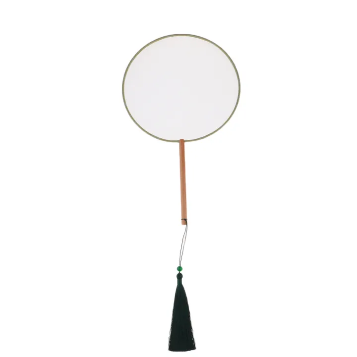 【Popular Categories】Traditional Blank Chinese Court Round Fan with ...