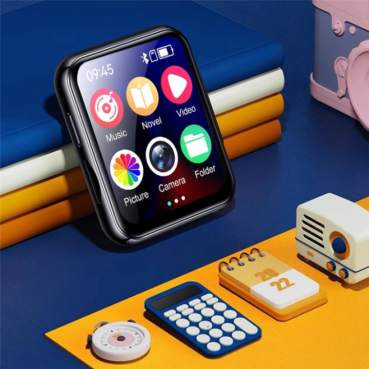 MP3%20Music%20Player%20with%20Bluetooth%205.4%20HiFi%20MP4%20Walkman%20Full%20Touch%20Screen%20Built-in%20Speaker%20Recorder%20Camera%20Video%20Player%20-%20Image%202