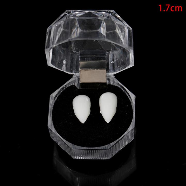 1Pairs Vampire Teeth Fangs Dentures Props Halloween Costume Props False Teeth