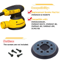 4 Packs 5 Inch 8 Hole Hook and Sander Sanding Backing Pad Sanding Disc Backing Pads for DeWalt DWE64233 & N329079 DWE6423/6423K, DWE6421. 