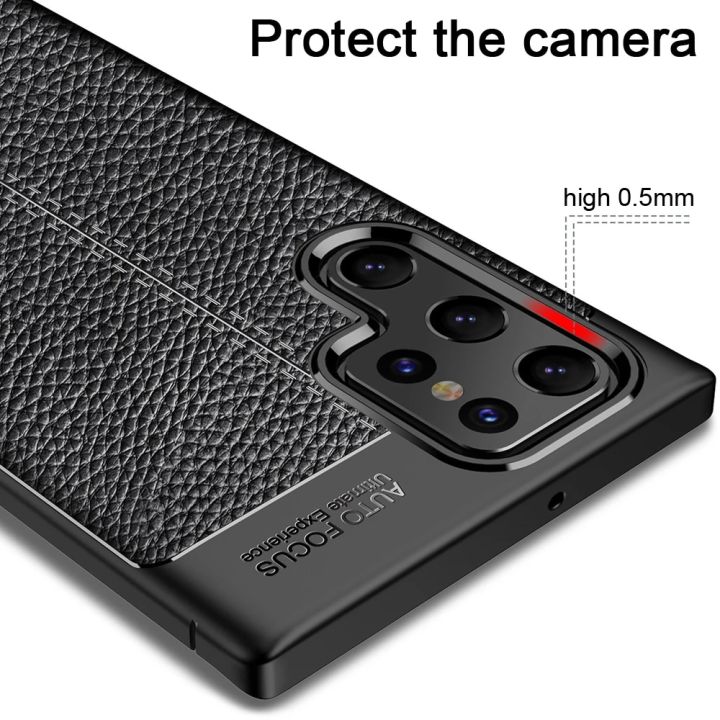 KEYSION%20Shockproof%20Case%20for%20Samsung%20S22%20Ultra%205G%20S24+%20Leather%20Texture%20Silicone%20Phone%20cover%20for%20Galaxy%20S23%20Ulta%20S21%20FE%20S20%20FE%20-%20Image%204