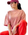 Drop Shoulder Oversized Pink Color T Shirt | GM176. 