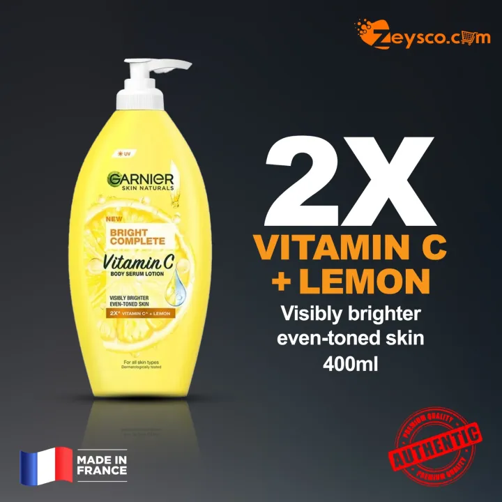 Garnier%20Bright%20Complete%20Lotion:%20Daily%20Brightening%20&%20Intense%20Hydration%20400ml%20-%20Image%202