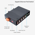 5 Port Industrial Ethernet Switch DIN Rail Ethernet Switch Port Isolation with 1 Uplink for Rail Transit. 